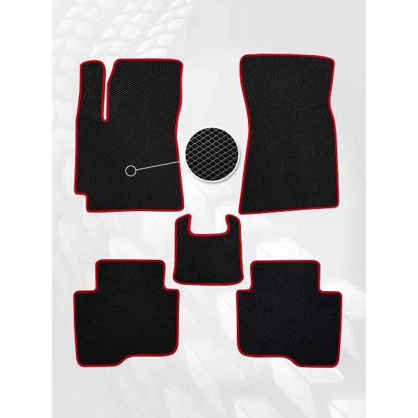 Коврик автомобильный AUTOPILOT INDIVIDUAL EVA black-red-89_в салон Changan Alsvin (2018-н.в.)