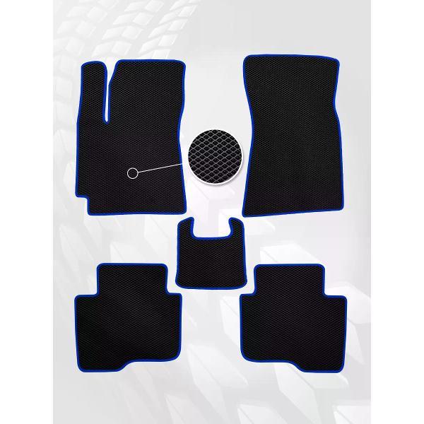 Коврик автомобильный AUTOPILOT INDIVIDUAL EVA black-blue-89_в салон Changan Alsvin (2018-н.в.)