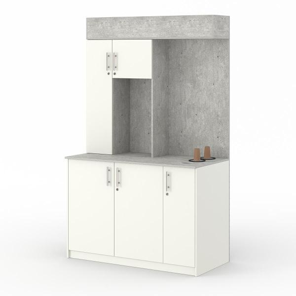 Кофепоинт Westcom №6 Метрополитан Грей и Белый фото