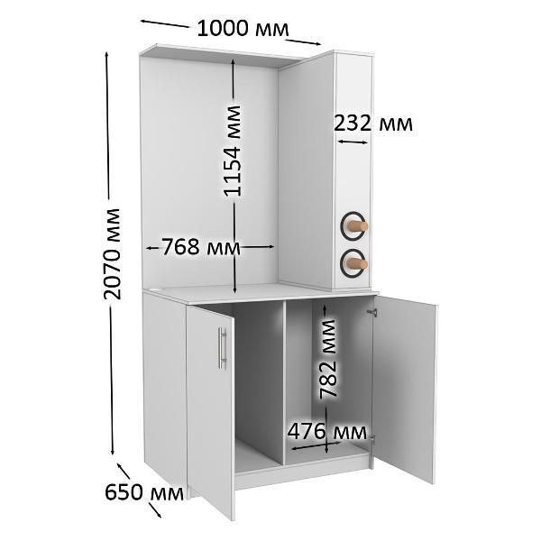 Кофепоинт Westcom №5 Ясень Анкор светлый и Крем Вайс