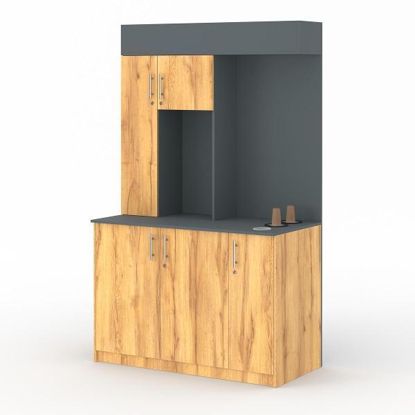 Кофепоинт Westcom №6 Темно-серый и Дуб Золотистый