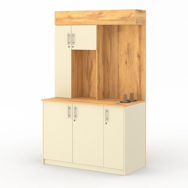 Кофепоинт Westcom №6 Дуб Золотистый и Крем Вайс фото