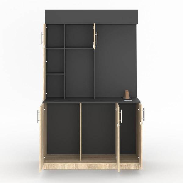 Кофепоинт Westcom №6 Ясень Анкор темный и Дуб Сонома