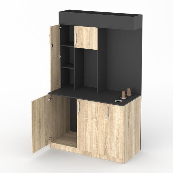 Кофепоинт Westcom №6 Ясень Анкор темный и Дуб Сонома