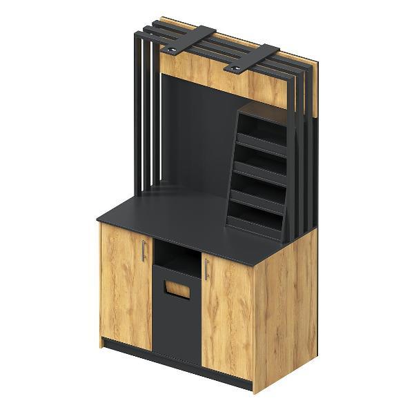 Кофепоинт Westcom №12 Черный и Дуб Золотистый