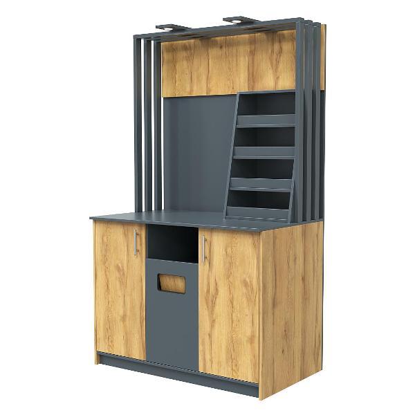 Кофепоинт Westcom №12 Темно-серый и Дуб Золотистый