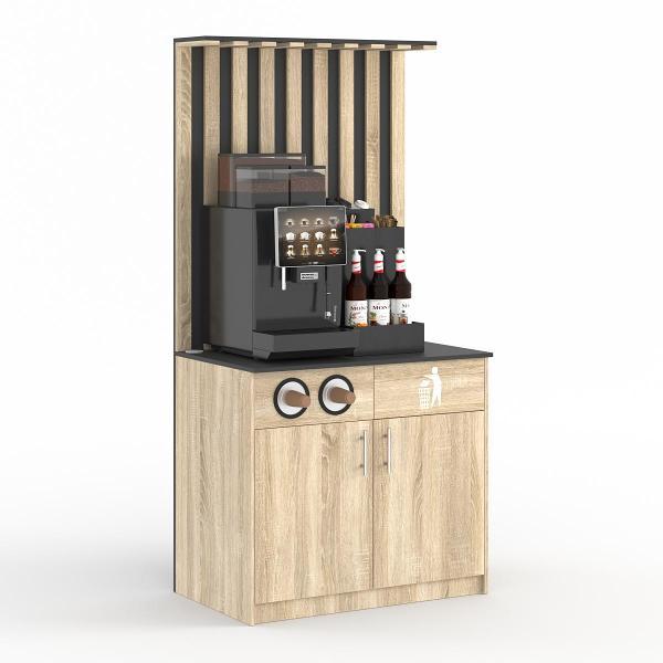 Кофепоинт Westcom №3 Темно-серый и Дуб Золотистый