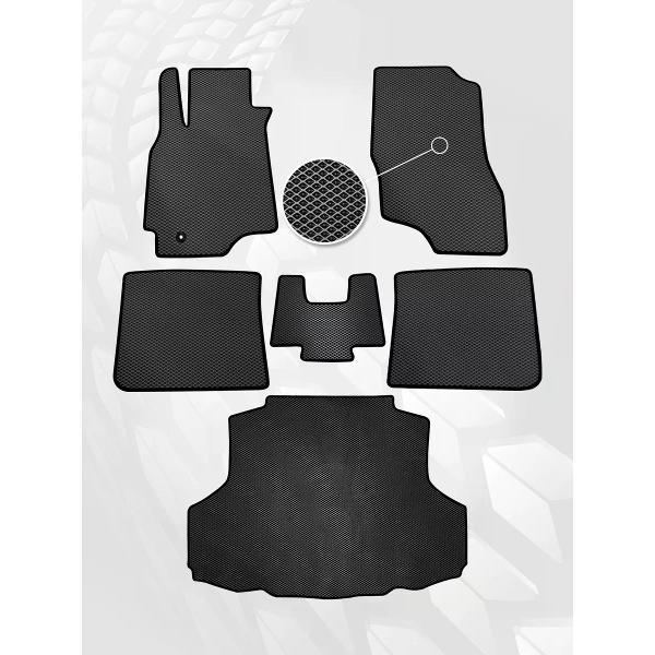 Коврик автомобильный AUTOPILOT INDIVIDUAL EVA COMBO gray-black-540-4_Эва в салон и багажник Mitsubishi Lancer 9 2000-2010