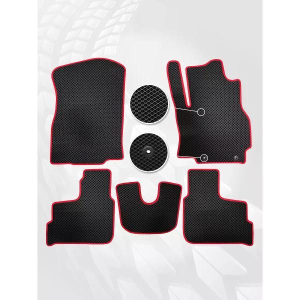 Коврик автомобильный AUTOPILOT INDIVIDUAL EVA black-red-542_эва в машину Mitsubishi Mirage