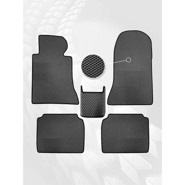 Коврик автомобильный AUTOPILOT INDIVIDUAL EVA gray-black-483_эва в машину Mercedes-Benz E W124 1984-1996