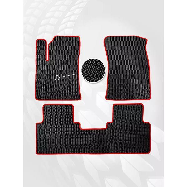 Коврик автомобильный AUTOPILOT INDIVIDUAL EVA black-red-239_эва в машину Haval Jolion l (2wd) 2021-н.в.