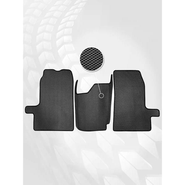 Коврик автомобильный AUTOPILOT INDIVIDUAL EVA-3-gray-black-208_эва в машину Ford Transit 7