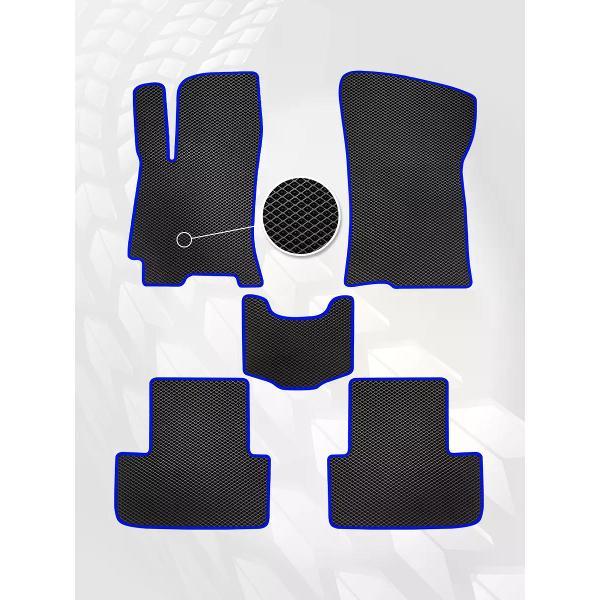 Коврик автомобильный AUTOPILOT INDIVIDUAL EVA black-blue-122_эва в машину Chevrolet Lanos 2002-2009