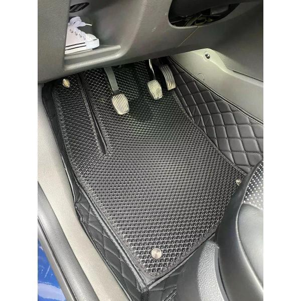 Коврик автомобильный AUTOPILOT INDIVIDUAL KZ black-black EVA black-black-51_3д из экокожи для Ford Focus 2 2005-2011