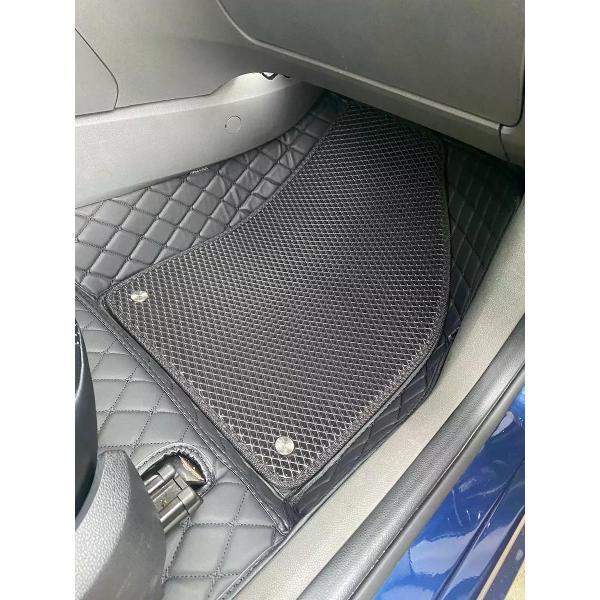 Коврик автомобильный AUTOPILOT INDIVIDUAL KZ black-black EVA black-black-51_3д из экокожи для Ford Focus 2 2005-2011