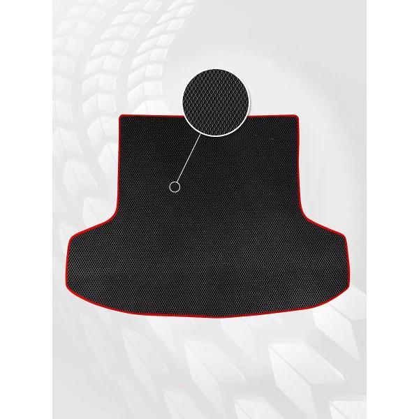 Коврик автомобильный AUTOPILOT INDIVIDUAL EVA black-red-752-4_ЭВА в багажник Dongfeng Shine Max 2023-н.в.