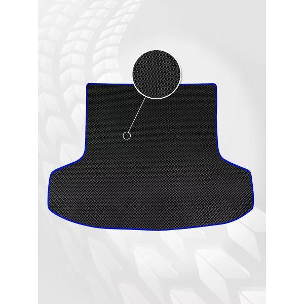 Коврик автомобильный AUTOPILOT INDIVIDUAL EVA black-blue-752-4_ЭВА в багажник Dongfeng Shine Max 2023-н.в.