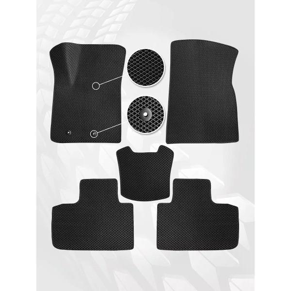 Коврик автомобильный AUTOPILOT INDIVIDUAL EVA-3D-black-black-918_Эва в машину Dongfeng Shine Max 2023-н.в.