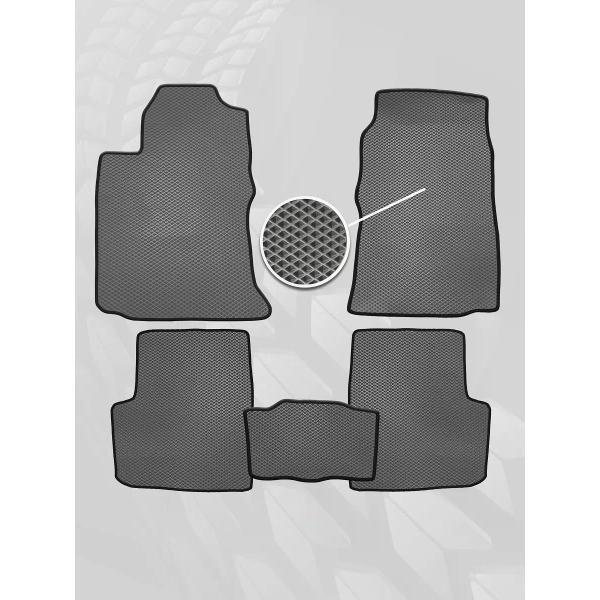 Коврик автомобильный AUTOPILOT INDIVIDUAL EVA gray-black-755_Эва в салон Toyota Corolla E120 2000-2007