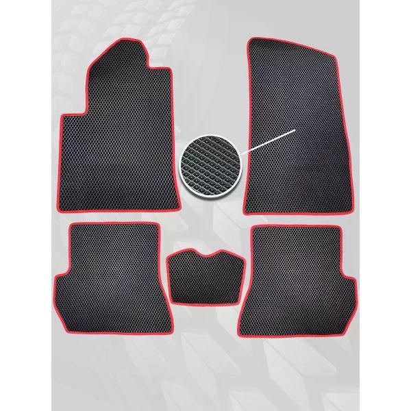 Коврик автомобильный AUTOPILOT INDIVIDUAL EVA black-red-194_Эва в салон Ford Fusion 2002-2012