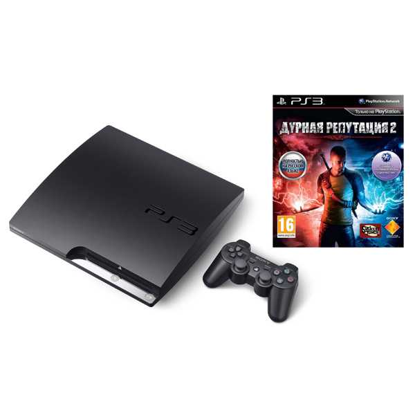 Игровая консоль PlayStation 3 Sony 320GB (CECH-2508B) + InFamous 2 фото
