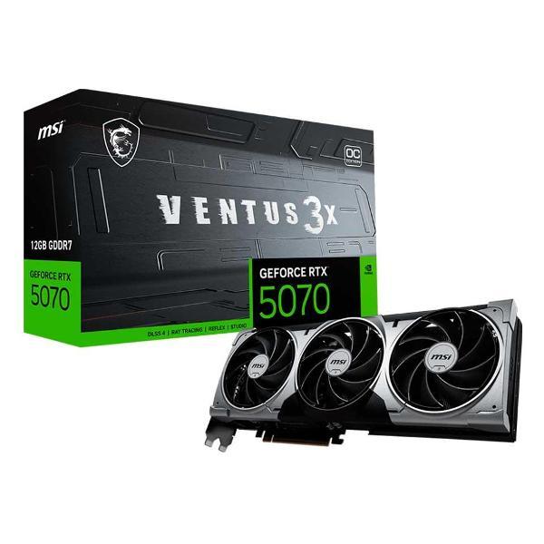 Видеокарта MSI GeForce RTX 5070 12G VENTUS 3X OC