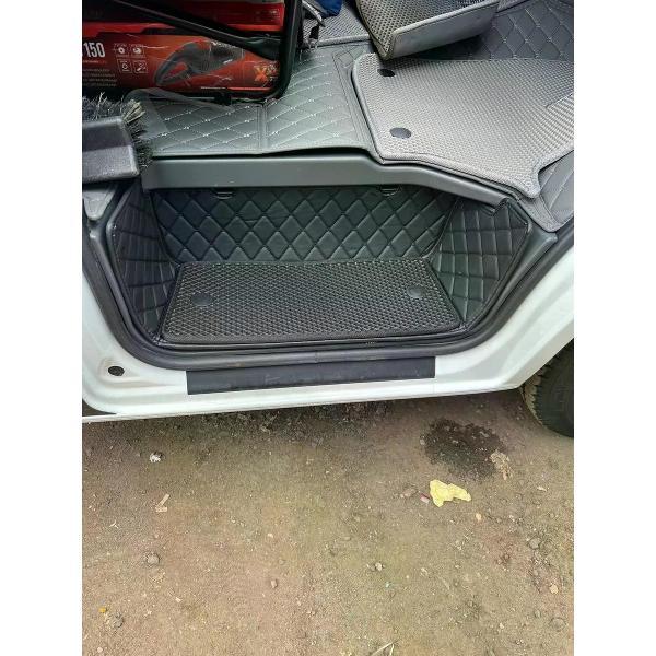 Коврик автомобильный AUTOPILOT INDIVIDUAL KZ black-black EVA black-black-537П_ 3D порожки из экокожи для Газель NEXT 2016-н.в.