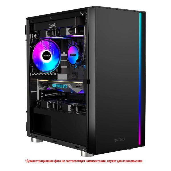 Корпус для компьютера PCCooler LM300 ARGB BK
