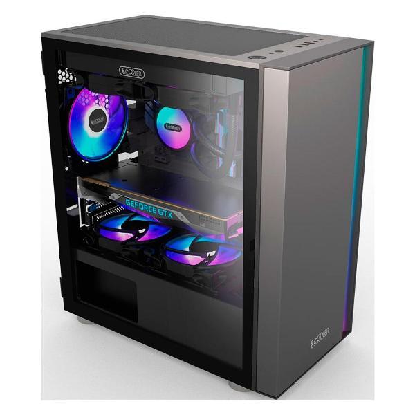 Корпус для компьютера PCCooler LM300 ARGB BK