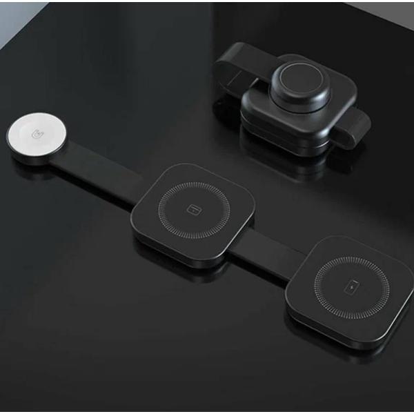 Беспроводное зярядное устройство OEM 3 In 1 Portable Foldable Wireless Charger
