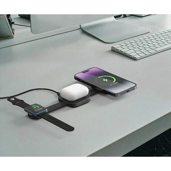 Беспроводное зярядное устройство OEM 3 In 1 Portable Foldable Wireless Charger
