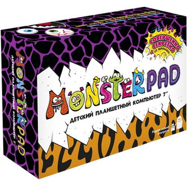 Планшет детский Turbo Monsterpad 7'' 16Gb Black (РТ00020515)