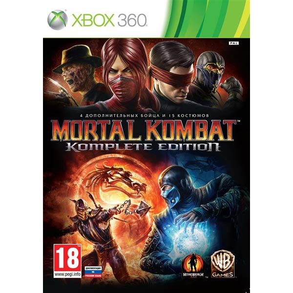 Видеоигра для Xbox 360 WB Mortal Kombat. Komplete Edition