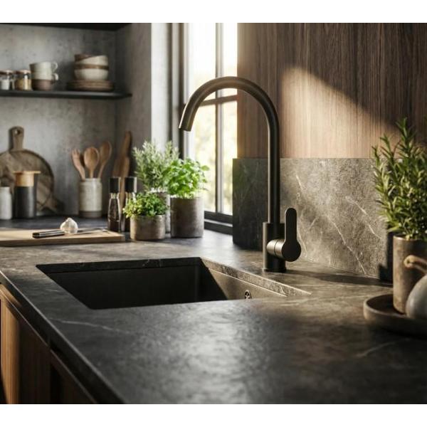 Смеситель ESKO Line EL_K104 черный фото