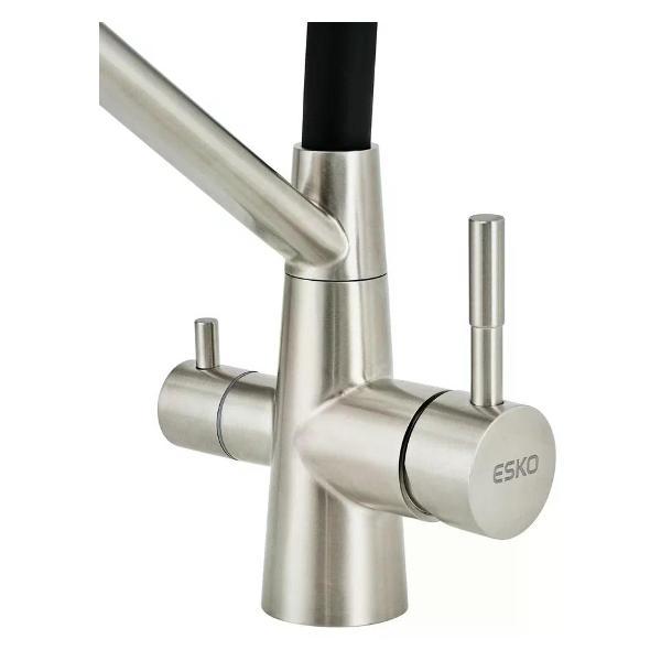 Смеситель ESKO Line EL_K150 flex черный