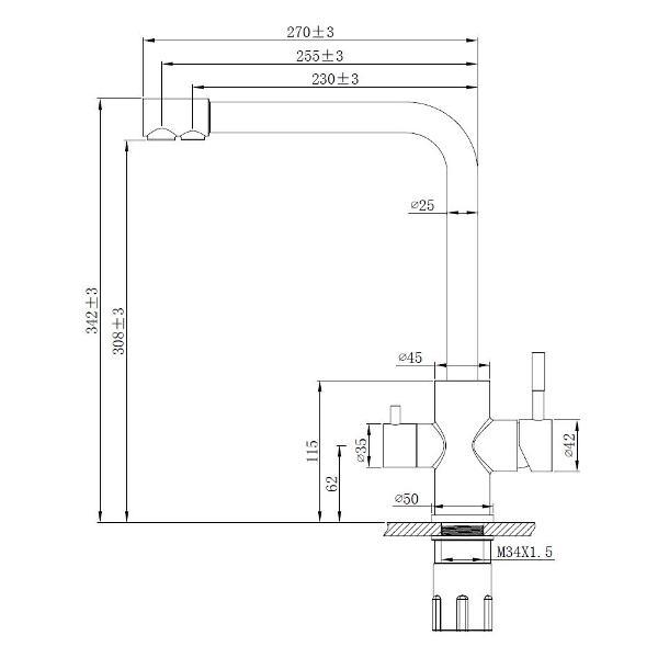 Смеситель ESKO K24