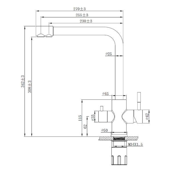 Смеситель ESKO K24GM