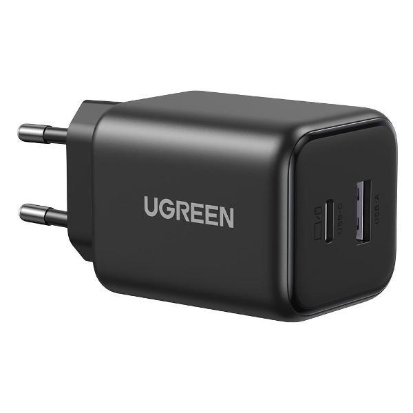 Сетевое зарядное устройство uGreen X525 45W 2-Port USB-C&USB-A GaN Fast Charger EU