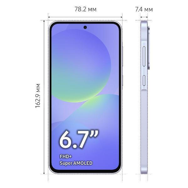 Смартфон Samsung Galaxy A36 12/256GB Lavender (sim+e-sim)