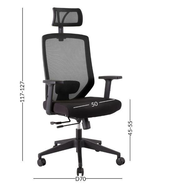 Кресло компьютерное KingStyle SHP-3 Fonix черный