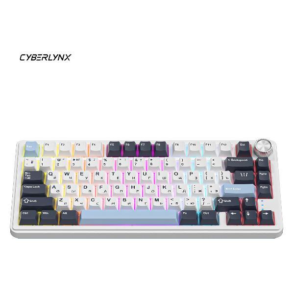 Клавиатура беспроводная CYBERLYNX RX75_Pro Mute_switch