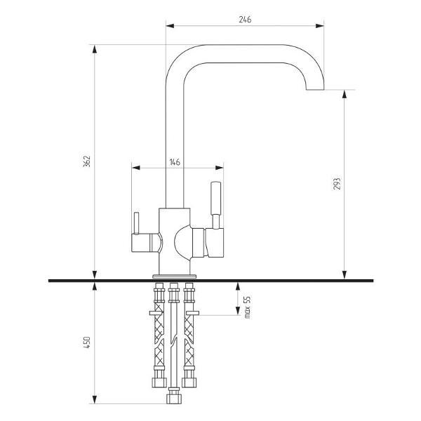 Смеситель Ulgran U-019-328