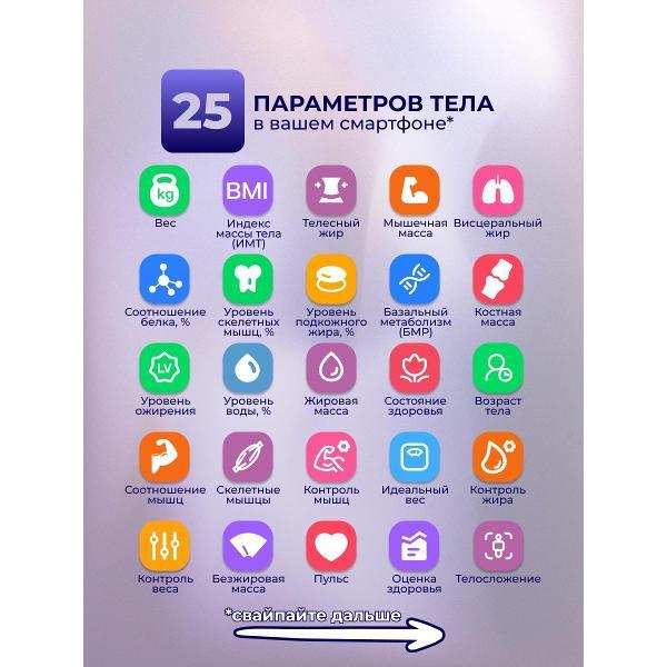 Весы напольные умные EVMEDIX SBS-EV56