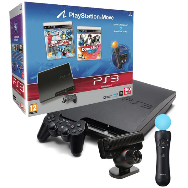Игровая консоль PlayStation 3 Sony CECH-3008A 160GB SportsChampions/DanceStar/MoveSP фото