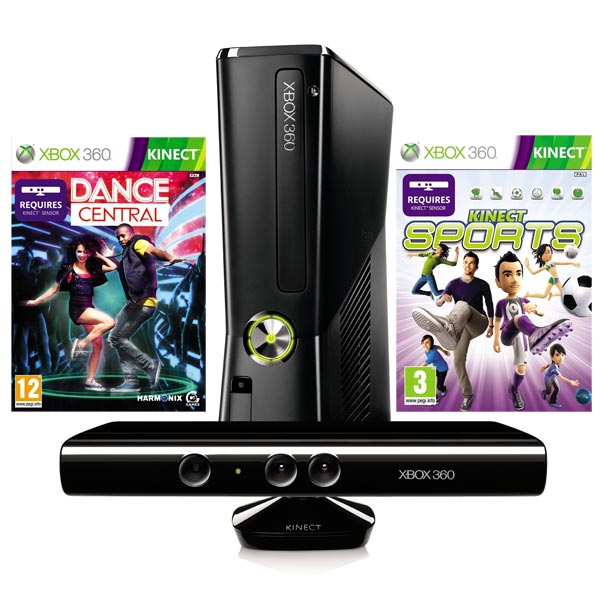 Игровая консоль Xbox 360 Microsoft 250GB + Dance Central 2+Kinect Sports (S7G-00088) фото