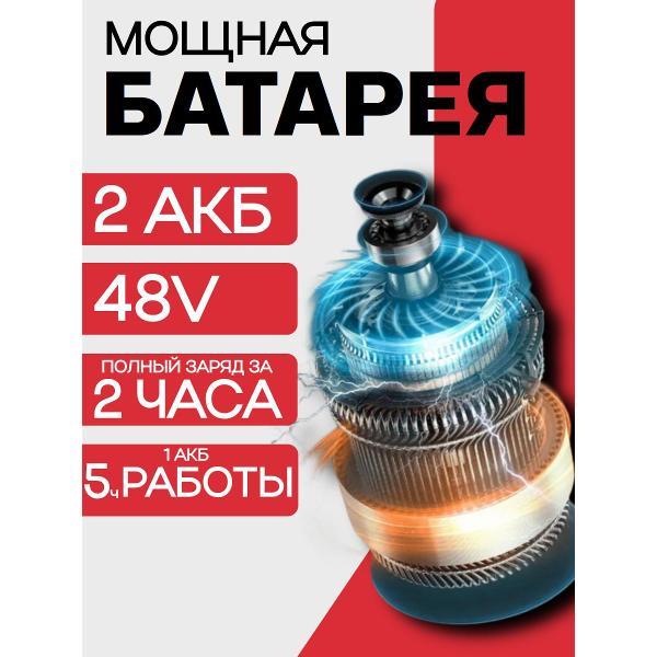 Секатор WJB аккумуляторный садовый с 2 АКБ