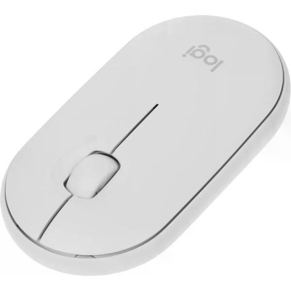 Компьютерная мышь беспроводная Logitech Pebble M350 белый