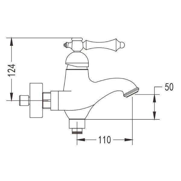 Смеситель Rose R0102