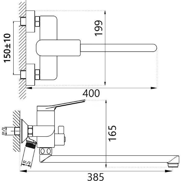 Смеситель Haiba HB22816-3