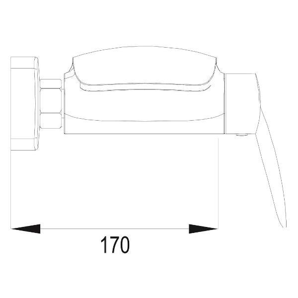 Смеситель Rose R1102